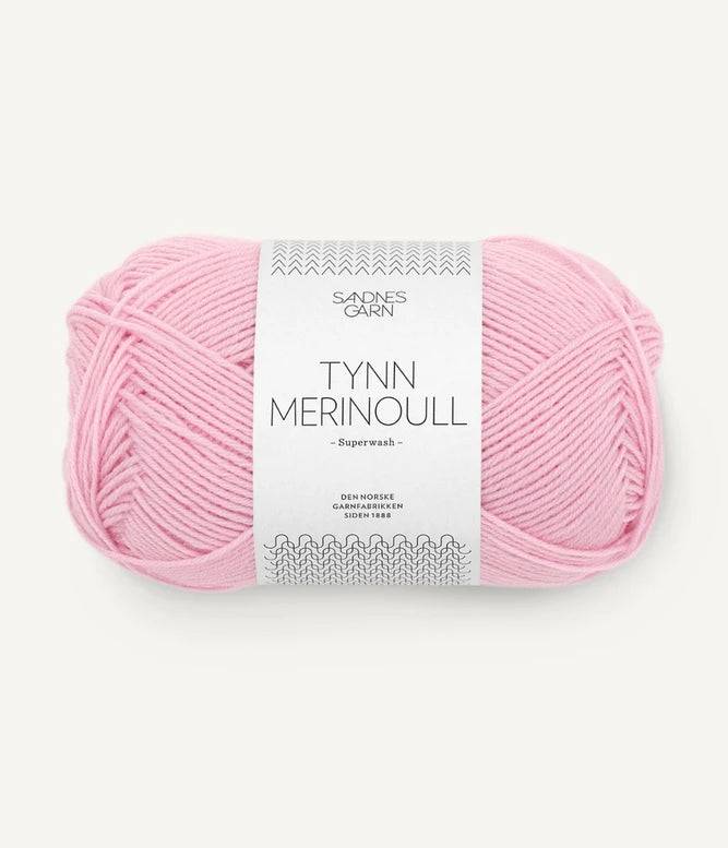 Sandnes - Tynn merinoull / Klompelompe Tynn merinoull - 4813 - Pink Lilac
