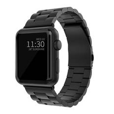 Metalarmbånd Apple Watch Series 1-3 38mm Sort