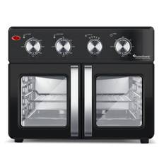 TurboTronic AF32MFD Airfryer XXL og Ovn – Dobbeltdør - 32 Liter – Sort