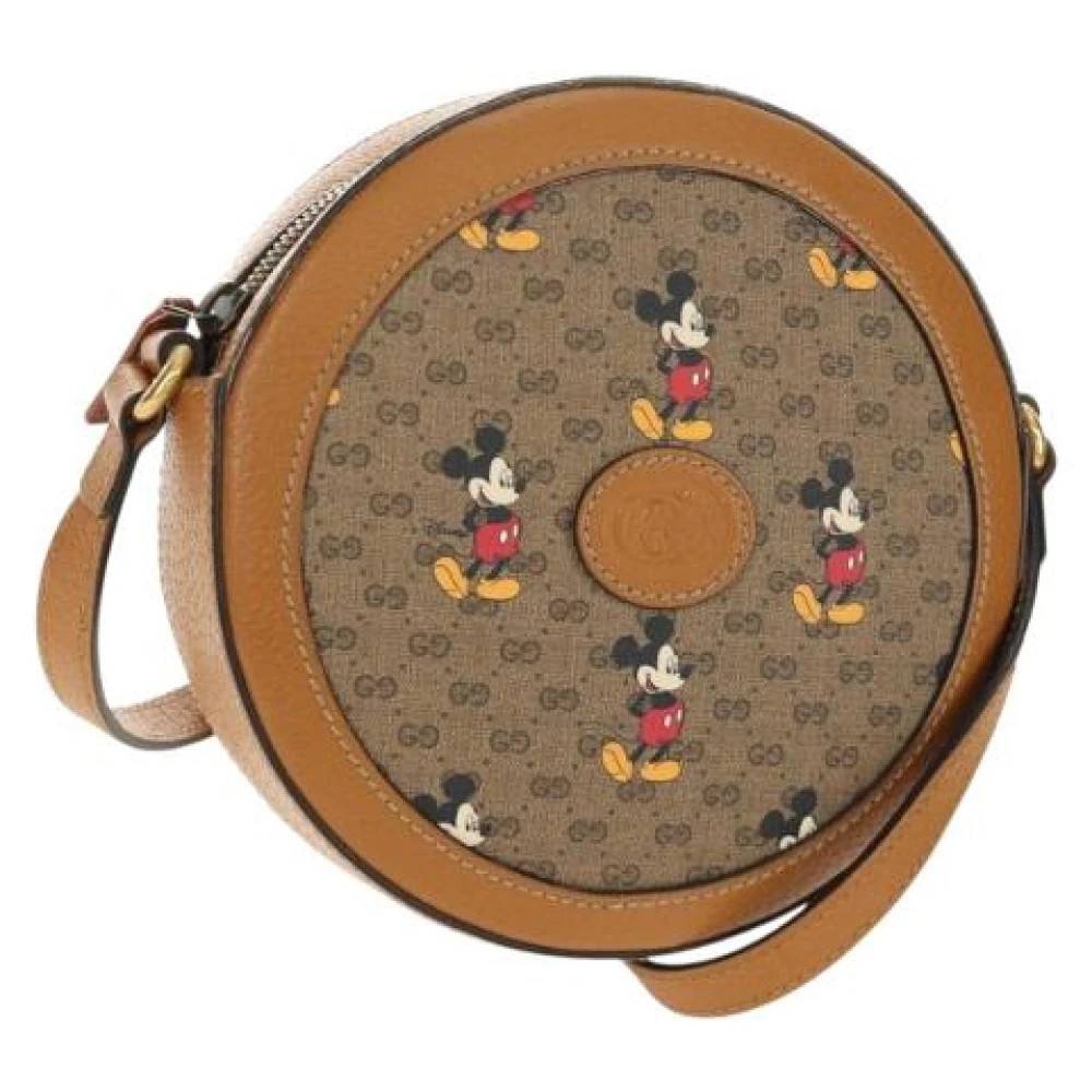 Gucci Vintage Pre-owned Lille GG Canvas Skuldertaske - Vintage - Dame - Brun - ONE SIZE - Uld