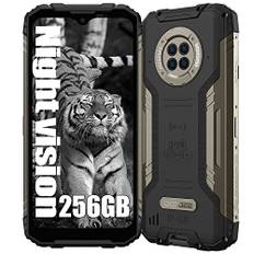 DOOGEE S96 GT, Helio G95 8GB + 256GB, Robustes 4G IR Nachtsicht-Smartphone, 48MP Kamera (20MP Infrarot) + 32MP, Android 12 6.22 Zoll, 6350mAh Akku Kabelloses Aufladen NFC Schwarz
