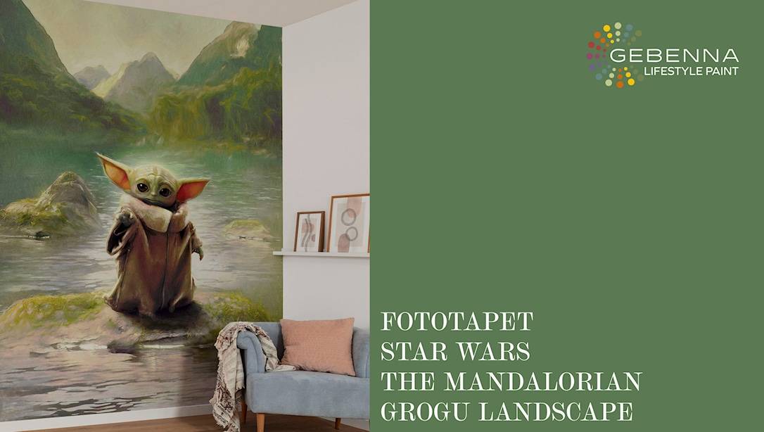 Fototapet: Star Wars The Mandalorian "Grogu Landscape"