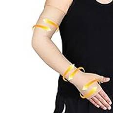 Beister lymfödem medicinsk kompression arm ärmar kvinnor och män (1 styck), 20–30 mmHg kompressionsärmar, handflata och handled och armstöd, armbågsbandage, armband för artrit, tennisarm