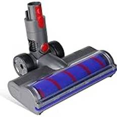 KENVOR Borste Kompatibel med Dyson V7 V8 V10 V11 V15 Tillbehör Soft Roller reservdelar och 4 LED-lampor för hårda golv och parkett