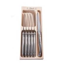 Laguiole steak knive 6 stk stål