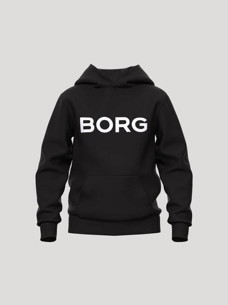 Björn Borg Borg Essential 3 Hoodie Svart, 134-140