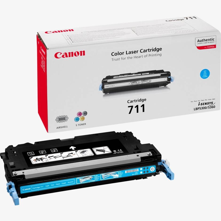 Canon 711C cyanfärgad tonerkassett