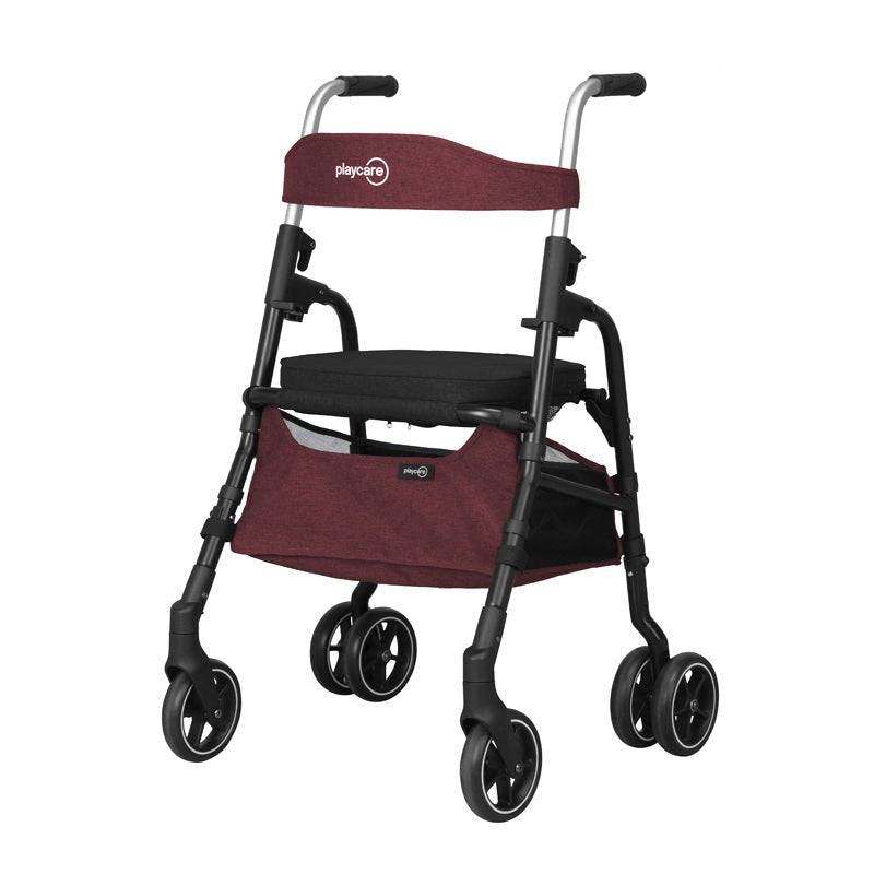 W05 rollator / indkøbsvogn - Bordeaux