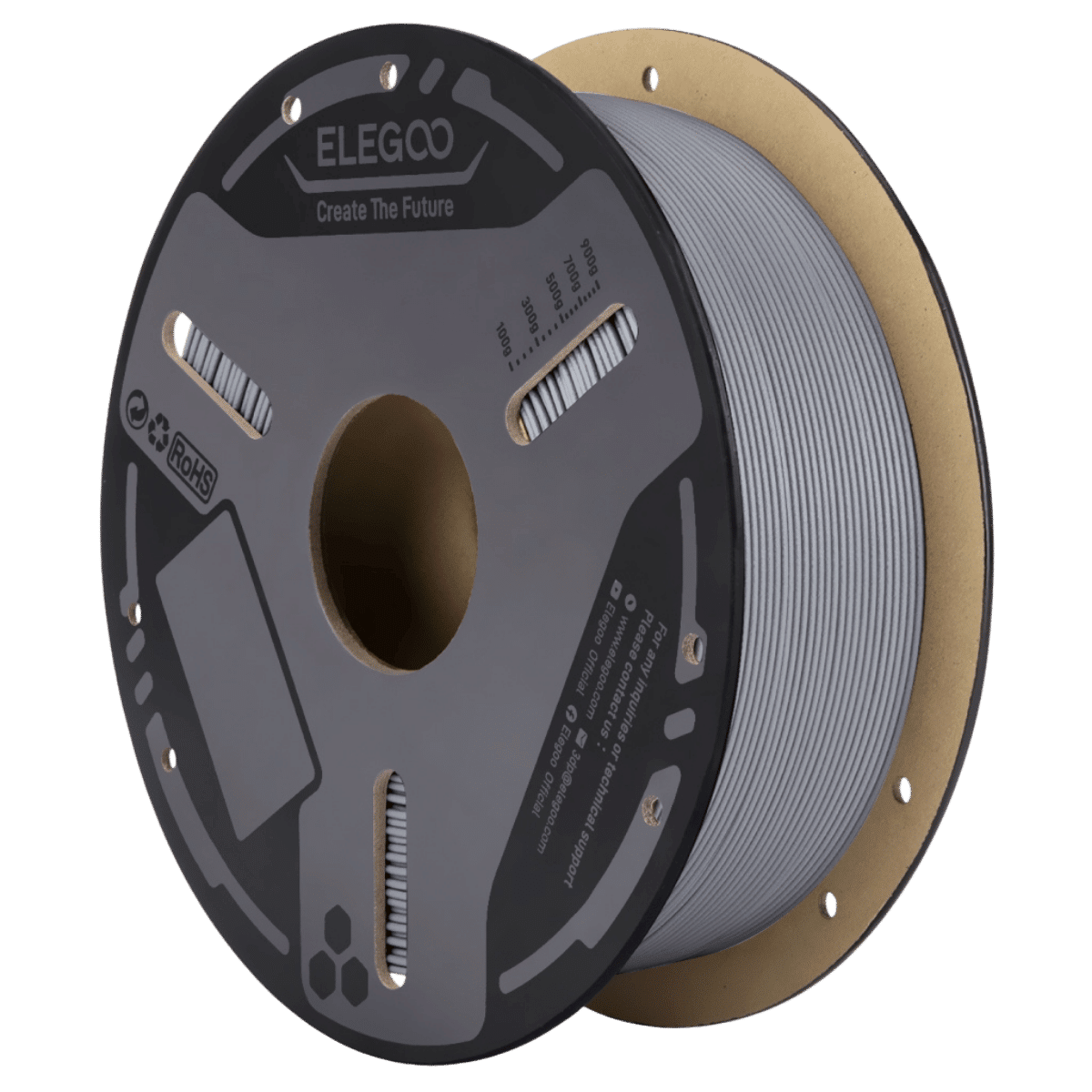 Elegoo PETG-GF filament 1 kg - grey.
