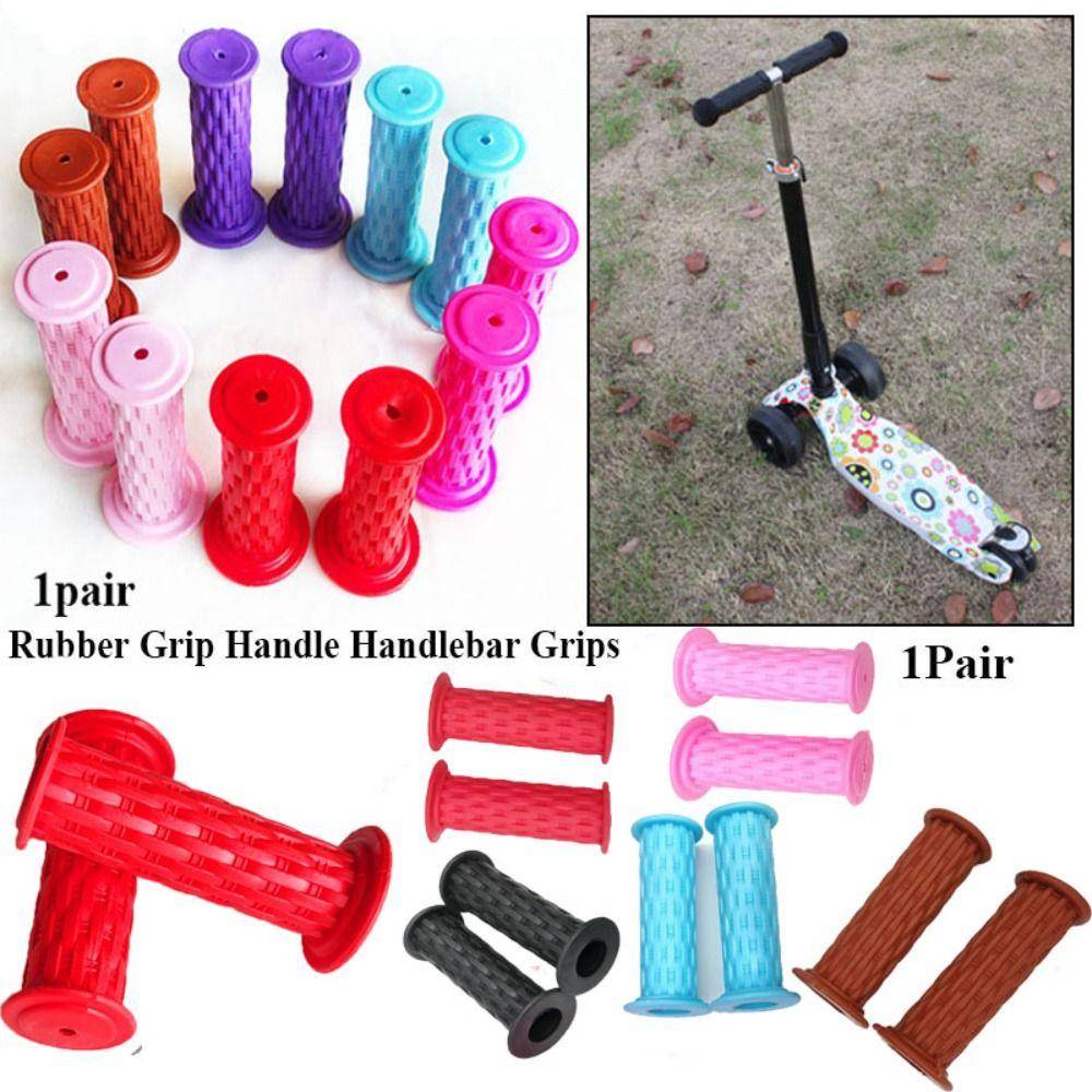 1 par Färgade Blå Röda Handtag Styret Handtag Cykel Cykel Grepp Barn Barn Barn
