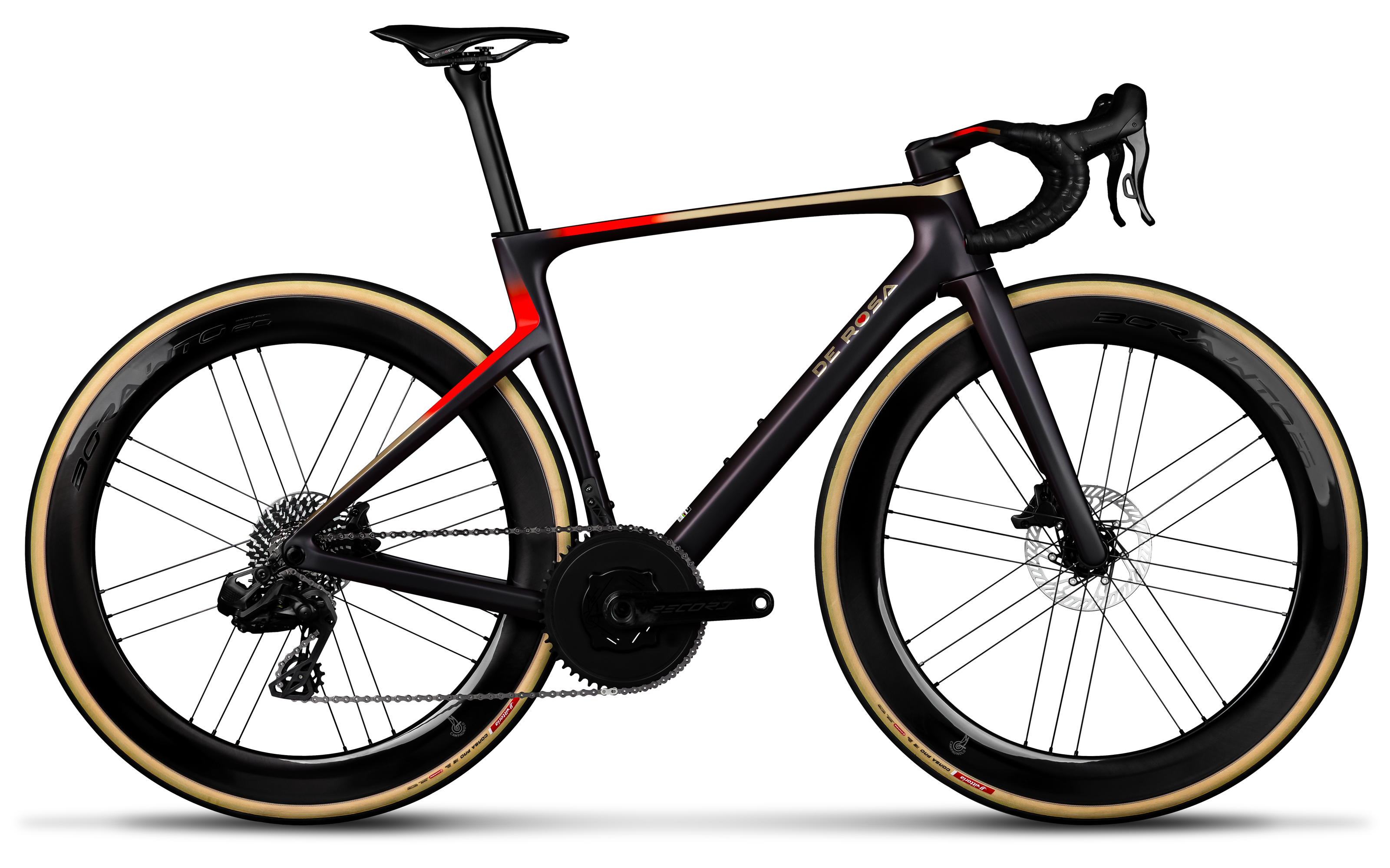 De Rosa Merak | Shimano Dura-Ace Di2 | Fulcrum Speed - Race Burgundi / S (52)