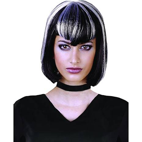 Halloween paryk dame - flere varianter - assorteret