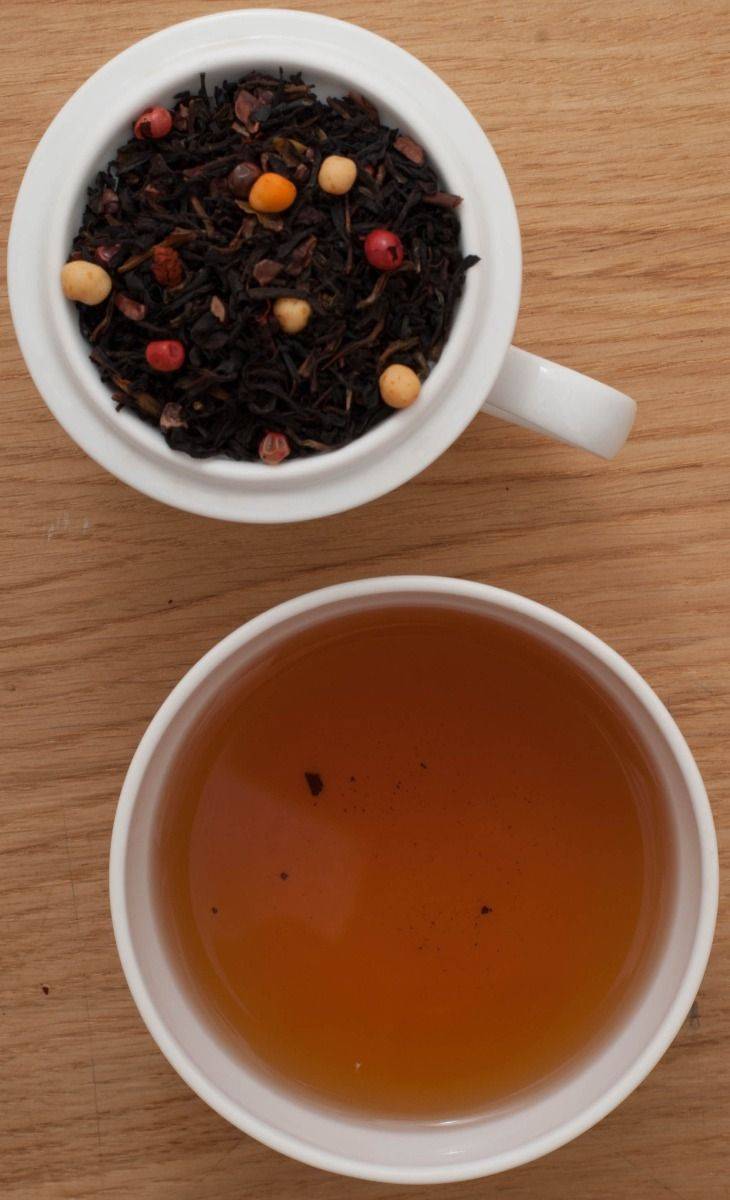 Carstensens Tehandel, Sort Chili Trøffel te 500 g.