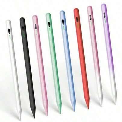 Kompatibel med Apple Pencil Stylus för iPad A16 Air 11 5 4 Pro 11:e 13 12.9 M4 M3 M2 Pens 10 9 10:e 9:e generation Mini 7 6 2025 Touch Pen - Multifärgad