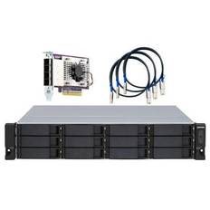 Qnap Erweiterungseinheit TL-R1200S-RP 12-Bay 48TB Bundle mit 12x 4TB N300 HDWG440UZSVA