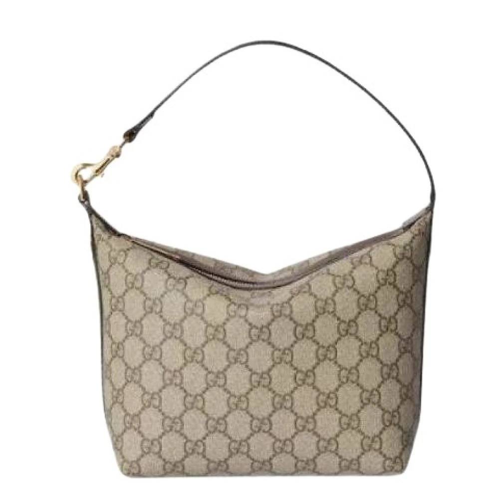 Gucci Vintage Pre-owned Ophidia Mini Skuldertaske - Vintage - Dame - Beige - ONE SIZE - Uld