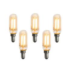 Set med 5 E14 dimbara LED-lampor guld T25 4W 300 lm 2200K