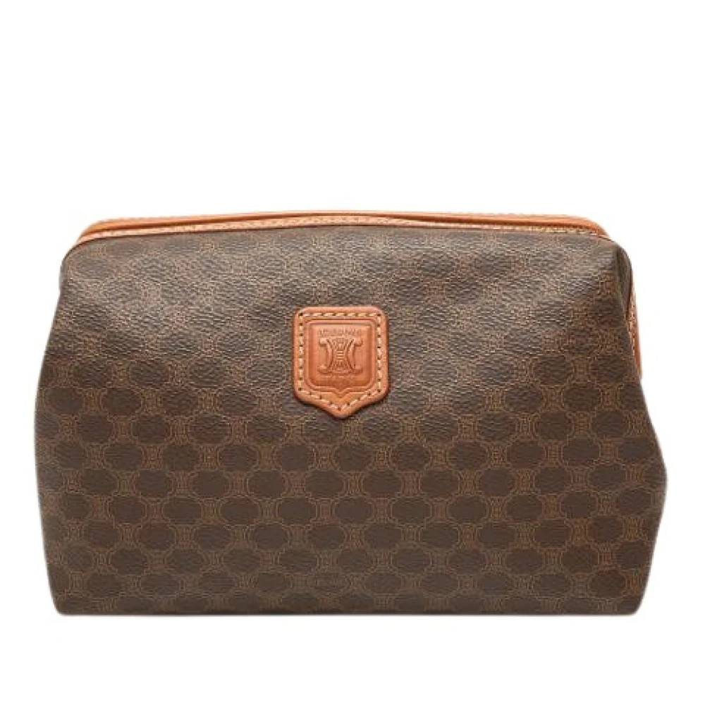 Celine Vintage - Pre-owned Coated Canvas Pouch Vintage - Dam - ONE Size - Läder