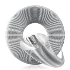 Forever Speed Grass Trimmer lina 3 mm x 50 m rund ståltråd universell trimmertråd 50 m ersättningstrimmerlina nylon strimmer sladd slitstark