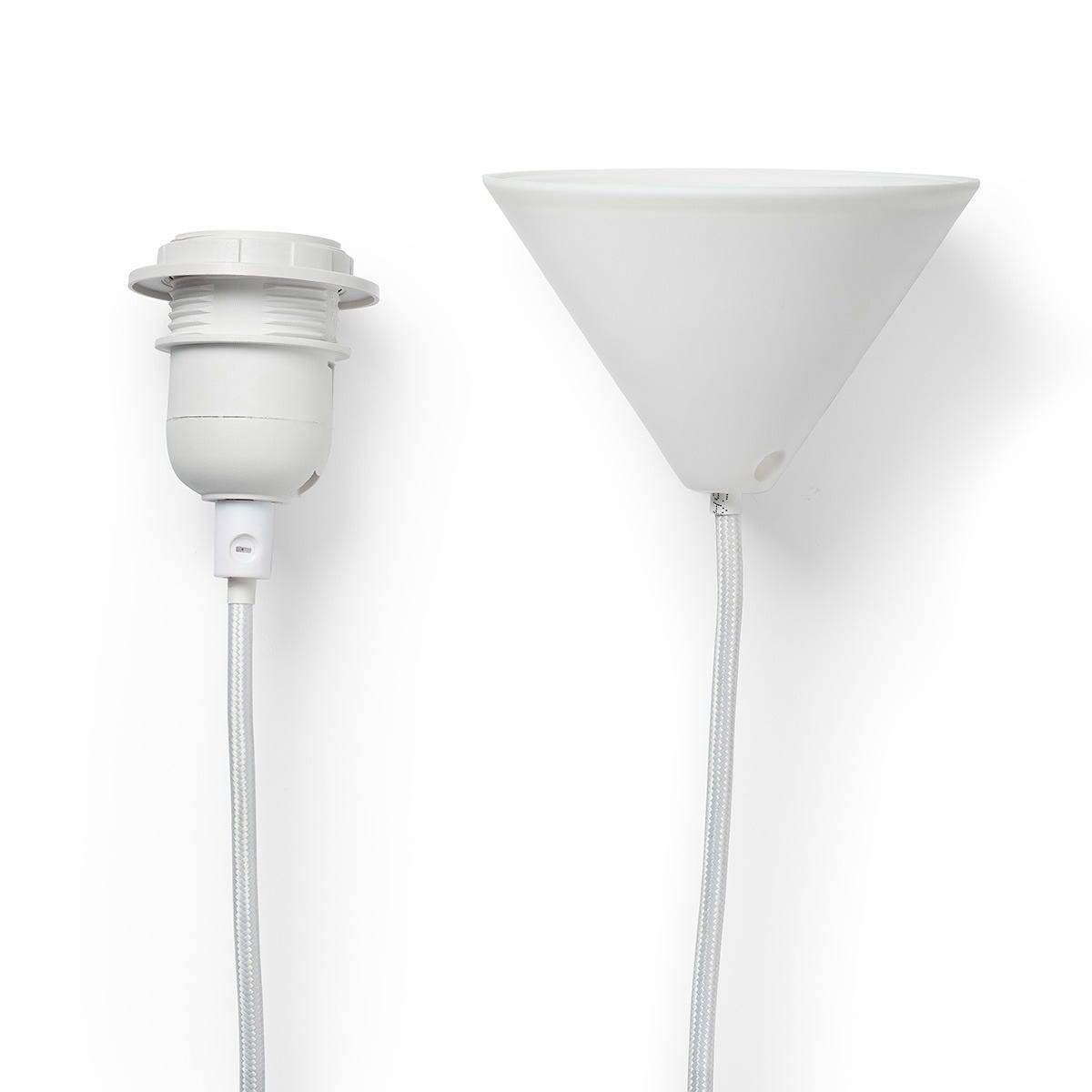 Takupphänge Lampa E27 Sockel Vit