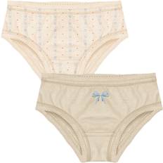Konges Sløjd Basic 2 Pack Girl Underpants Gots Stl. 4Y flickor - Trosor Från Magasin - M00119 (4Y)