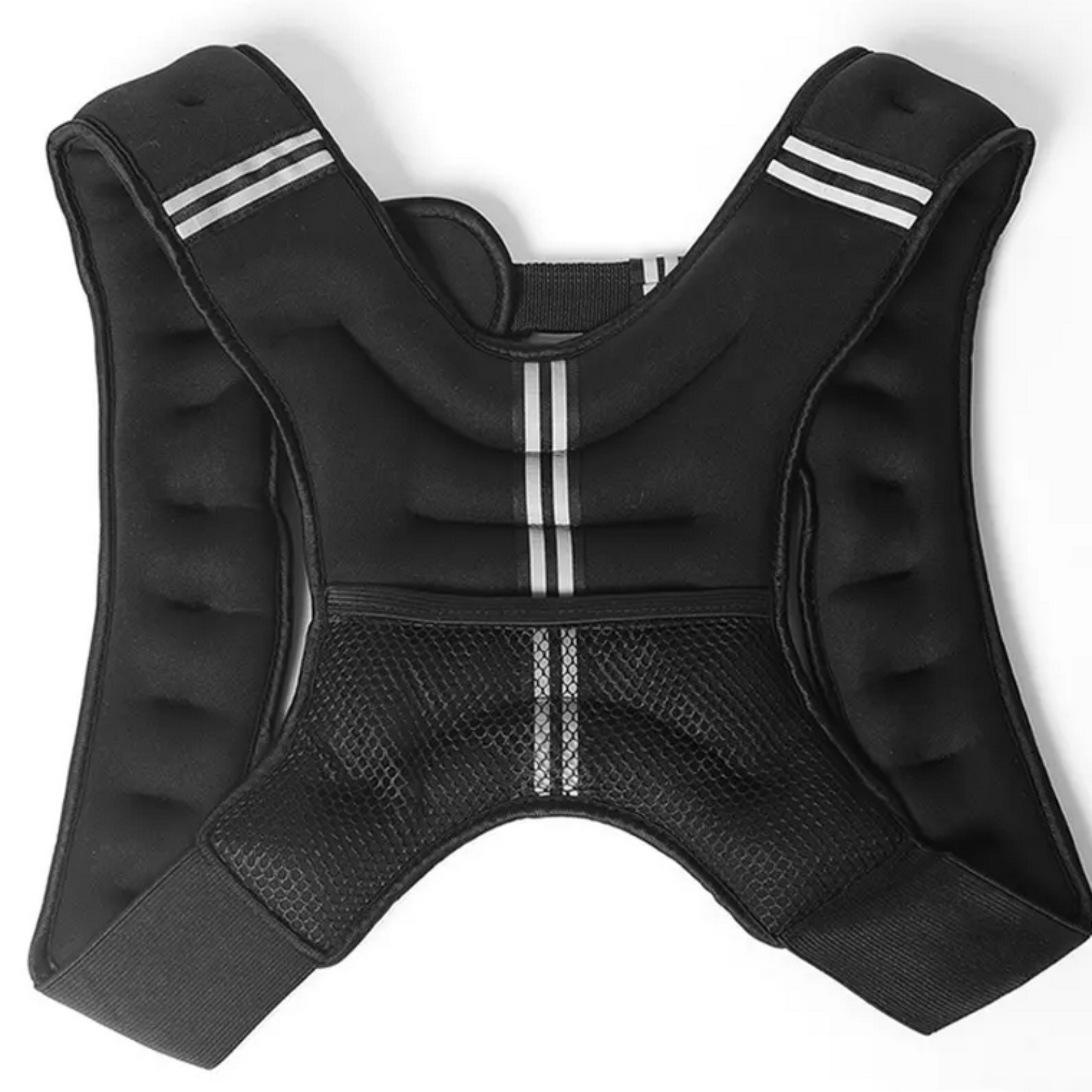 Vægtvest Sort Fast 10 KG