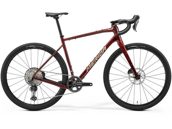 Merida Silex 700 gravelcykel aluminium elegant wildberry/high cream - Cykelstørrelse Large