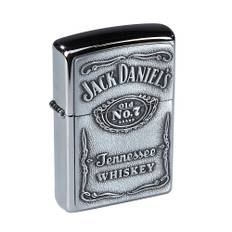 Zippo Jack Daniels Label-Pewter Emblem Lighter