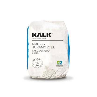 KALK Rødvig juramørtel, KKh 35/65/500, blå pose, 0-4 mm korn - 15 liter