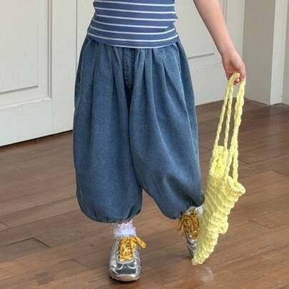 Vida jeans för unga flickor - Blå (6Y,7Y,4Y,5Y)