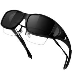 KANASTAL Überbrille Sonnenbrille Herren Polarisiert Überzieh Sonnenbrille Damen Überziehbrille für Brillenträger UV400 Schutz Übersonnenbrille Fit over Brille