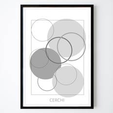 Abstrakt Poster: Cerchi av Annika Vretinger