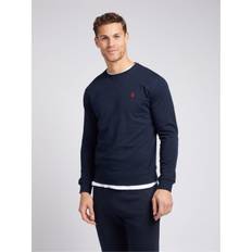 Us Polo Assn Uspa Dhm Lb Crew - Marineblå/Rød