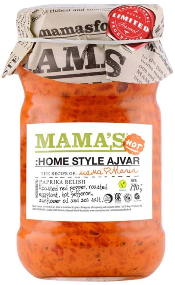 Mama's Ajvar Paste - Stærk 290gr