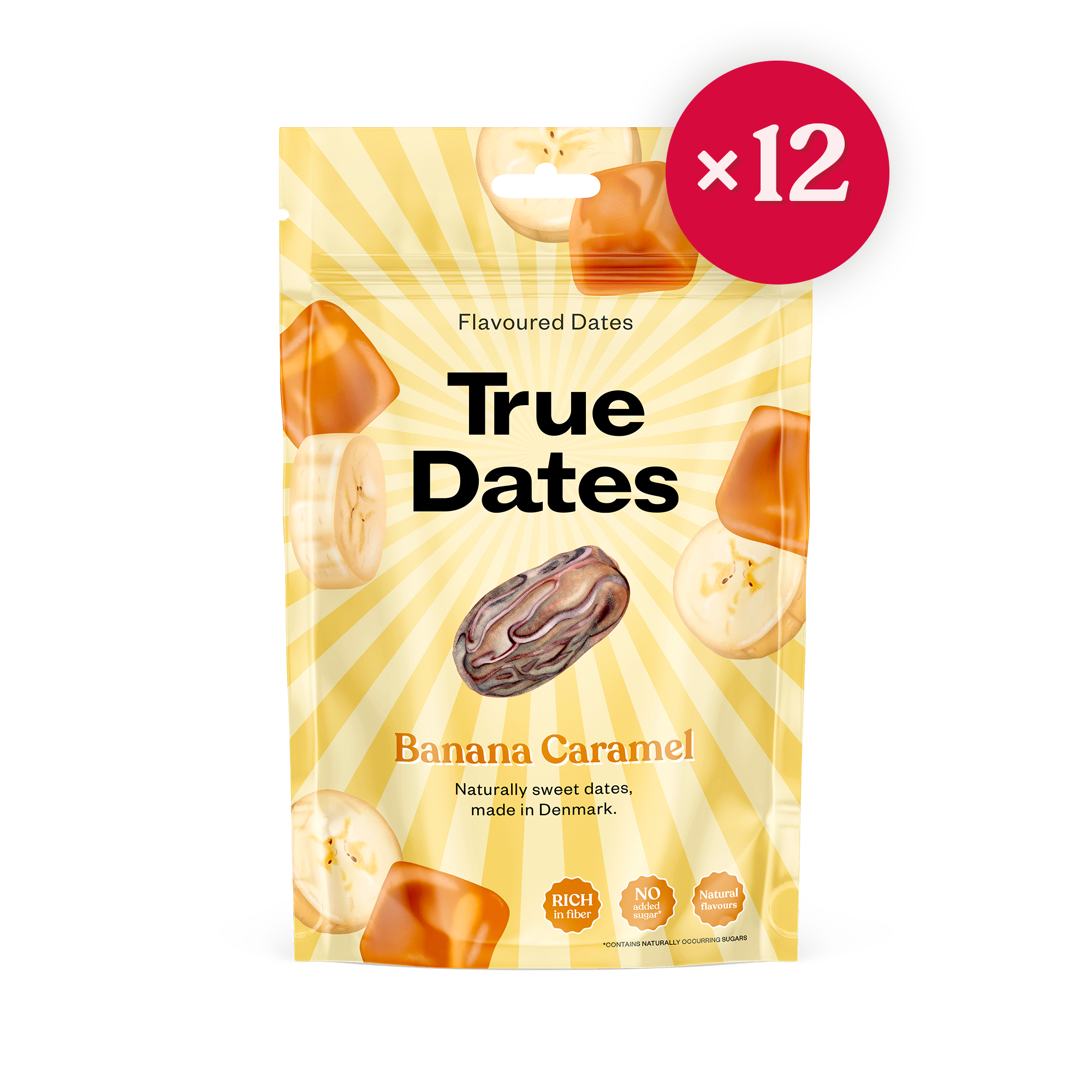 True Dates Banana Caramel Box - 12 packs