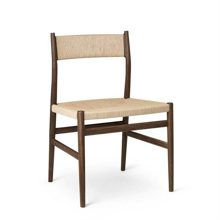 Brdr. Krüger Arv Spisebordsstol Weaved Backrest Fumed Oiled Oak
