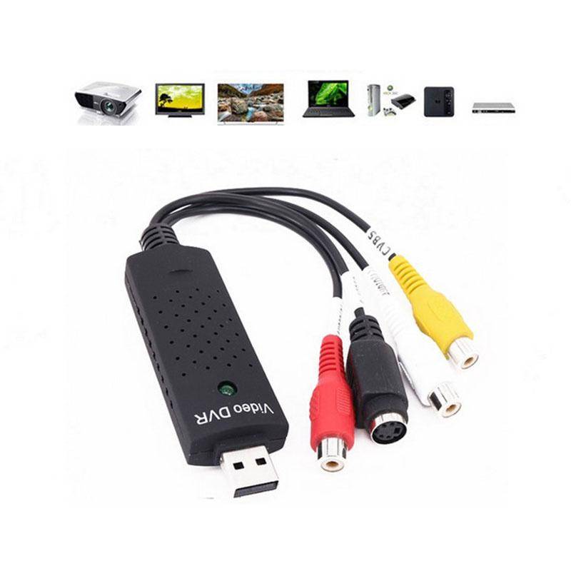 USB 2.0 Ljud Video VHS VCR till DVD Omvandlare Fångstkort Adapter Digitalt Format
