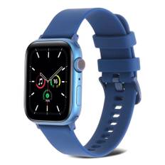 Apple Watch 7/8/9 41mm etc Silikone urrem - Blå