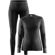 Craft - Seamless Zone 2 delt skiundertøj - Dame  - XS  - Sort