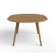 VIA Copenhagen EAT SOLID Dining Table w. 1 Extension Plate Ø: 120 cm - Naturolieret Eg