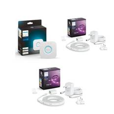 Philips Hue - 2x Lightstrip Plus Starter Kit  2 meter & Hue Bridge - Bundle - Fri fragt og klar til levering - Prismatch