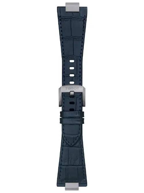 Tissot Blått Läderband till Prx 40