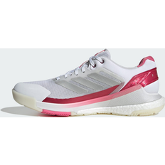 Adidas Adidas Crazyquick Boost Padelskor Tennisskor Cloud White / Silver Metallic / Lucid Pink - UK 11.5