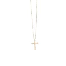 Kors i 18K Vitguld med 0,58ct TW/SI Diamanter - KVG006
