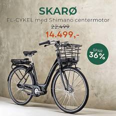 Kildemoes Skarø Shimano dame elcykel sort