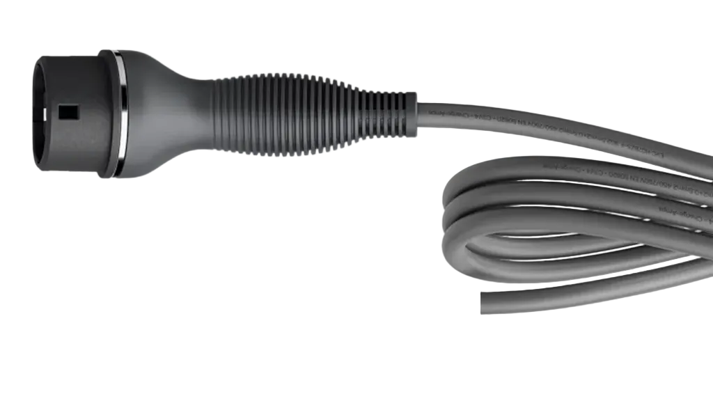 Reservkablage till Halo - Typ 2, 16A, 3-fas, 11kW, 7.5m