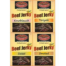 Edelfleisch 2 Kg Mega Biltong Beef Jerky Probierpaket 4 Sorten Teriyaki+Knobl+Smoked+Sweet STIX