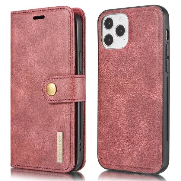 iPhone 13 - DG.MING 2in1 Magnet Fodral / Skal - Röd