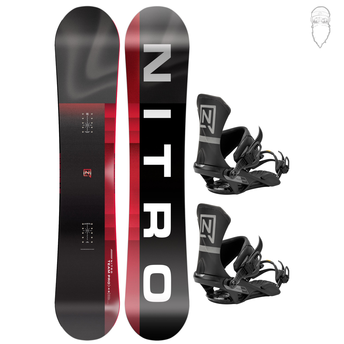 Nitro Team Pro Snowboard + bindinger - 2026.