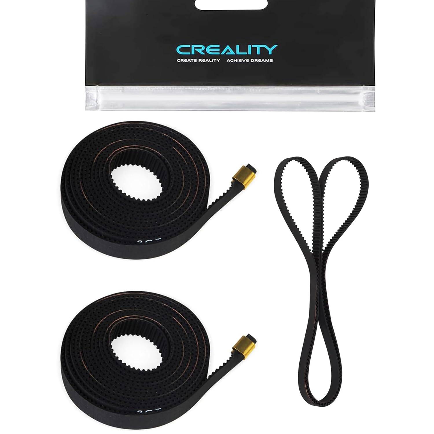 Creality Ender 3 V3 KE X + Y Axis Synchronous Belt Kit, X Axis + Y Axis and Ring Timing Belt Set for Ender 3 V3 KE/Ender 3 V3 SE